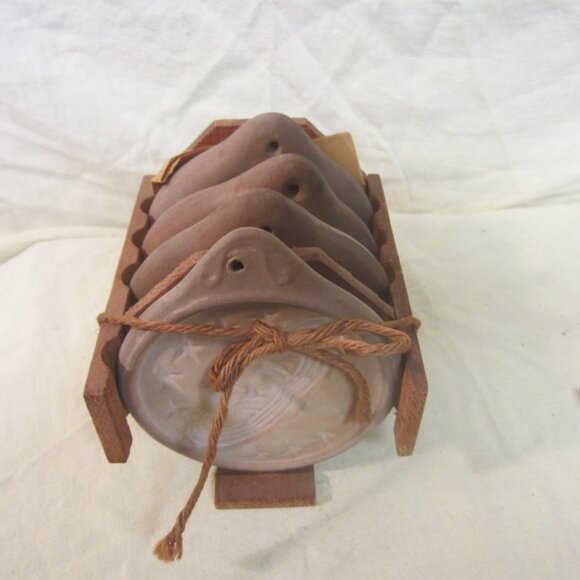 RARE VTG HARTSTONE COOKIE MOLDS KIT W/HOLDER, CELESTIAL COOKIE MOLDS - Picture 3 of 16